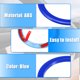 thumbnail image 4 of 4 Uds azul HVAC salida de ventilación embellecedor aire acondicionado ventilación acentos calefacción salida marco cubiertas para Jeep Wrangler JL JLU 2018-2023, 4 of 7
