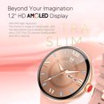 thumbnail image 3 of 2022 Versión global más nueva XINJI G2 Reloj inteligente Pantalla AMOLED de 1,2 pulgadas BT5.0 3TM XINJI Rosa, 3 of 7