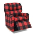 thumbnail image 3 of Dozydotes Contemporary Rocker Recliner Buffalo Check, 3 of 3