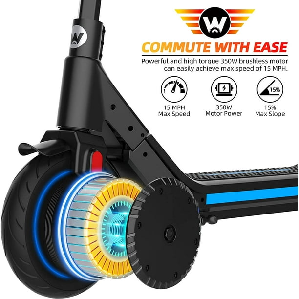 Wheelspeed X1 Trottinette électrique pour adultes, pneus