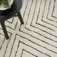 thumbnail image 3 of Nourison Cozy Modern Scandinavian Indoor Area Rug Ivory Black 3'11"x5'11", 3 of 13