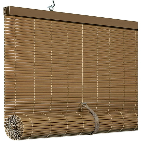 JHUS Oval Cordless Rollup Light Filtering Window Blinds Roller Shades Window Blinds Blinds for Windows Window Shades Window Shades for Home Window Shades