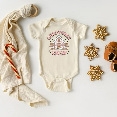 

Christmas Gingerbread Crew Baby Onesie