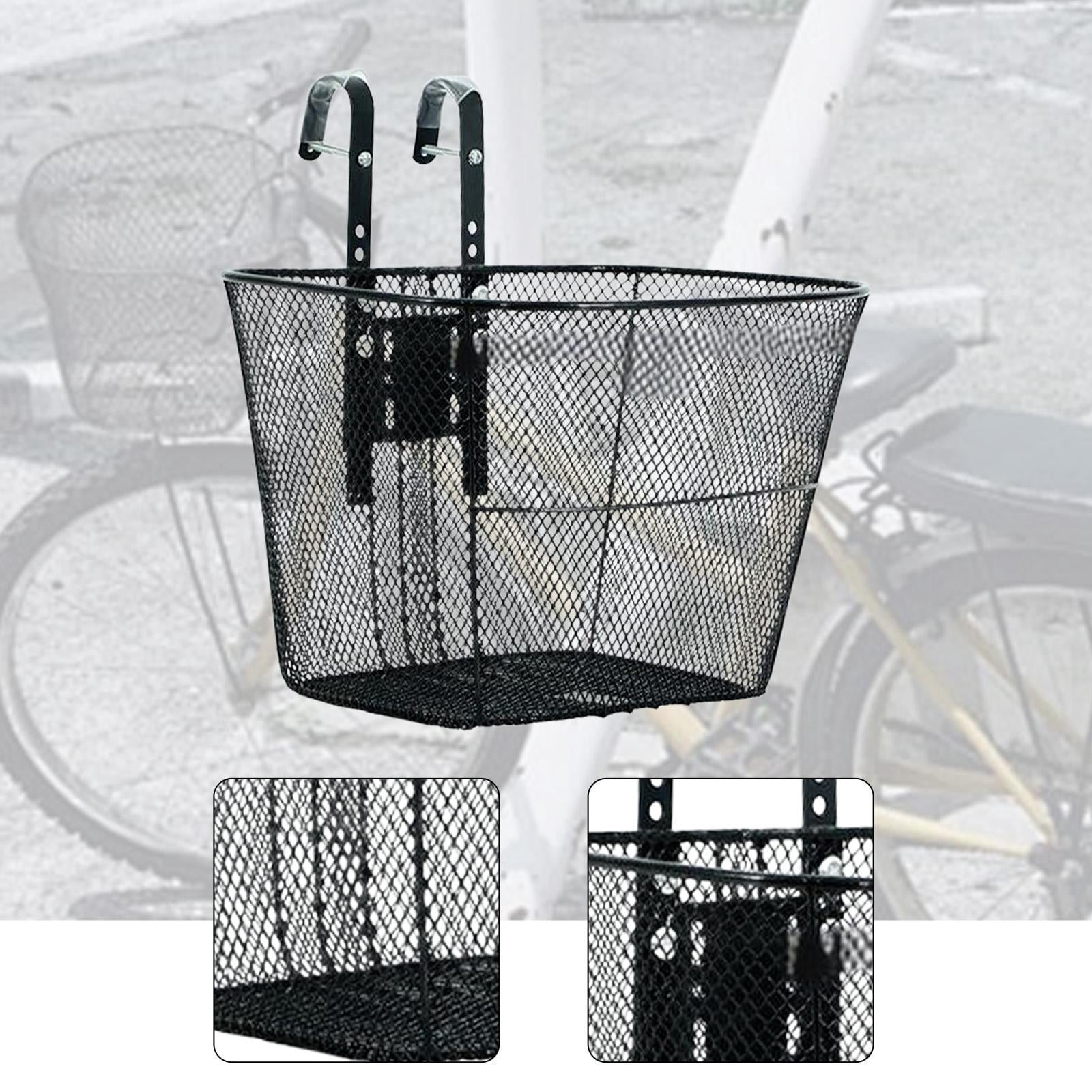 harayaa Front Bike Basket Electric Bike Basket Strong Load Bearing Easy Assembly Elegant
