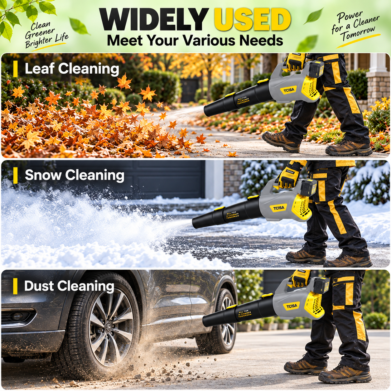 Vecukty 20V Cordless Leaf Blower, 350 CFM with 4.0Ah Battery photo 5