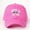 Hot Pink, variant on HNMKIU Unisex Washed Distressed Baseball Cap Adjustable USA City Embroidery Casual Hat Pink,One Size