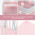 thumbnail image 4 of 3 Pcs Petits Paniers en Plastique Paniers de Courses Portatifs Paniers de Rangement, 4 of 7