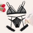 thumbnail image 2 of S-5xl Plus Size Lace Lingerie Bra + Underwear Set, 2 of 7