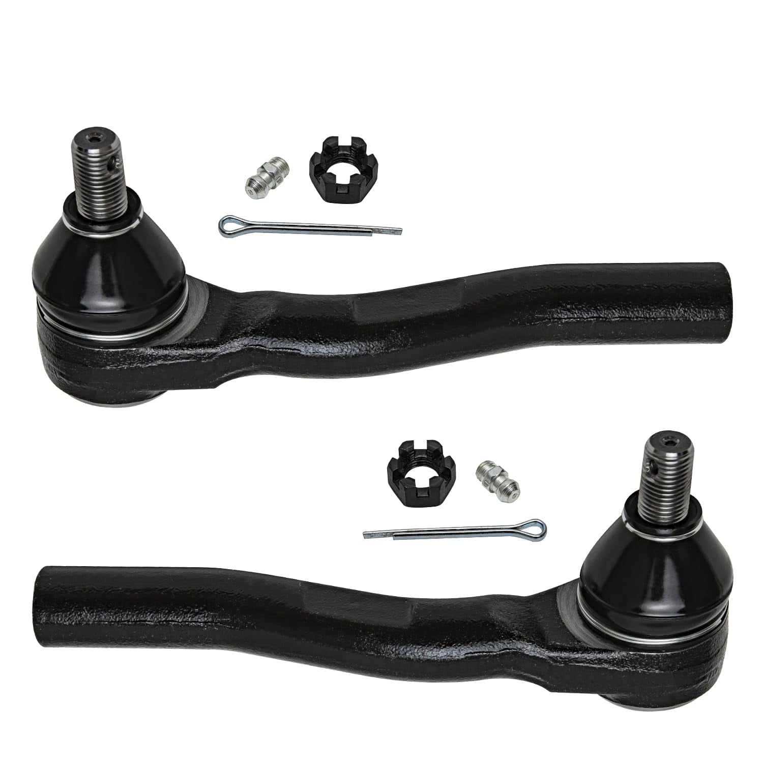 Detroit Axle - 4 Front Tie Rods for 2013 2014 2015 Chevrolet Malibu Inner & Outer Tie Rods [with Electronic Ride And Handling Suspension]