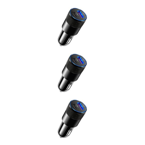 Adaptador de carga de automóvil Scienceny aleación de aluminio USB PD 3.1A carga rápida