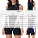 thumbnail image 4 of TaTaai Women's Long Sleeve Athletic Swimsuit, Solid Color Zipper Front Rash Guard with Slim Fit, Sporty Beach Attire for Water Activities, Holiday Season and Poolside Training Gift, 4 of 9