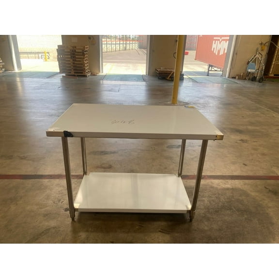 48 in. Commercial Restaurant Stainless Steel Table NSF 48W x 30D x34H in.