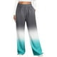 thumbnail image 3 of Puntoco Pantalones de chándal degradados para mujer Pantalones de salón de ajuste holgado con bolsillos Pantalones de cintura alta Puntoco Puntoco-70, 3 of 5