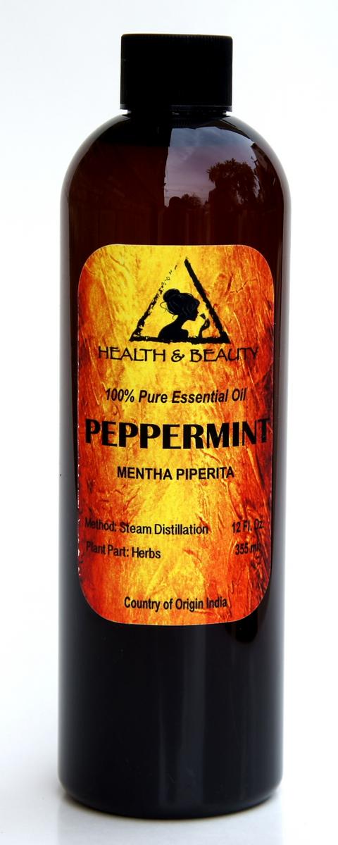 Peppermint essential oil aromatherapy natural 100% pure 12 oz