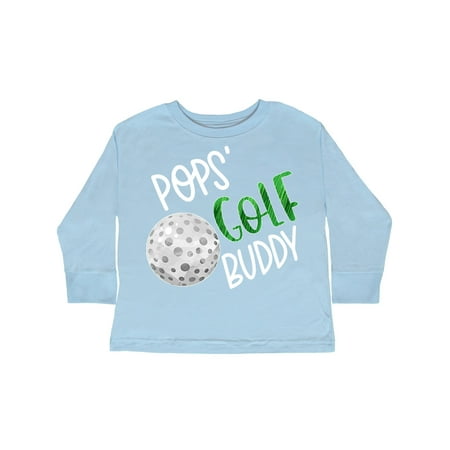 

Inktastic Pops Golf Buddy with Golf Ball Gift Toddler Boy or Toddler Girl Long Sleeve T-Shirt