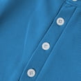 thumbnail image 3 of Men's Henley Shirts Short Sleeve Moisture Wicking Quick Dry Casual Waffle Golf Tops Solid Color Summer Tshirts (XL, Sky Blue), 3 of 8