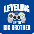 thumbnail image 4 of Inktastic Leveling Up to Big Brother Boys Baby Bib, 4 of 4