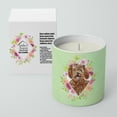 thumbnail image 2 of Carolines Treasures CK4388CDL Labradoodle Soy Candle 10 oz Decorative Gift Scented Soy Candles for Home Green Flowers 10, 2 of 2