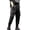 Black, variant on comerut Men Cargo Pants Solid Color Multi Pocket Elastic Waist Thick Plush Warm Hip Hop Deep Crotch Plus Size Winter Pants for Street