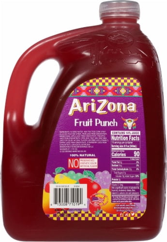 AriZona Fruit Punch Fruit Juice Cocktail 128 fl oz - Pack of 2