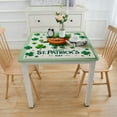 thumbnail image 3 of nygtbtfer Tablecloths- Plastic Table Covers Green Patricks Party Supplies Happy St Patrick's Day Table Cloths, 3 of 7