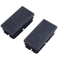 thumbnail image 2 of 80 Pcs Black Plastic Rectangular Blanking End Caps Inserts 20mm X 40mm, 2 of 7