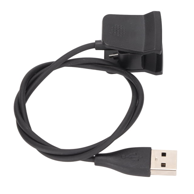 Smart Watch USB Charger, Over Voltage Protection Short Circuit Protection Plastic 0.5M Length Black USB Charging Cable Dock For Alta HR Smart Watch
