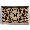 thumbnail image 1 of Nedia Home O2351M Tapis de Coco Historique Robuste de 18 x 30 Po Monogrammé M, 1 of 4