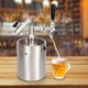 thumbnail image 5 of Sistema dispensador de elaboración de cerveza casera, cerveza de acero inoxidable de 2L, barril de cerveza de acero inoxidable, equipo de barril de cerveza, funcionamiento suave, 5 of 8
