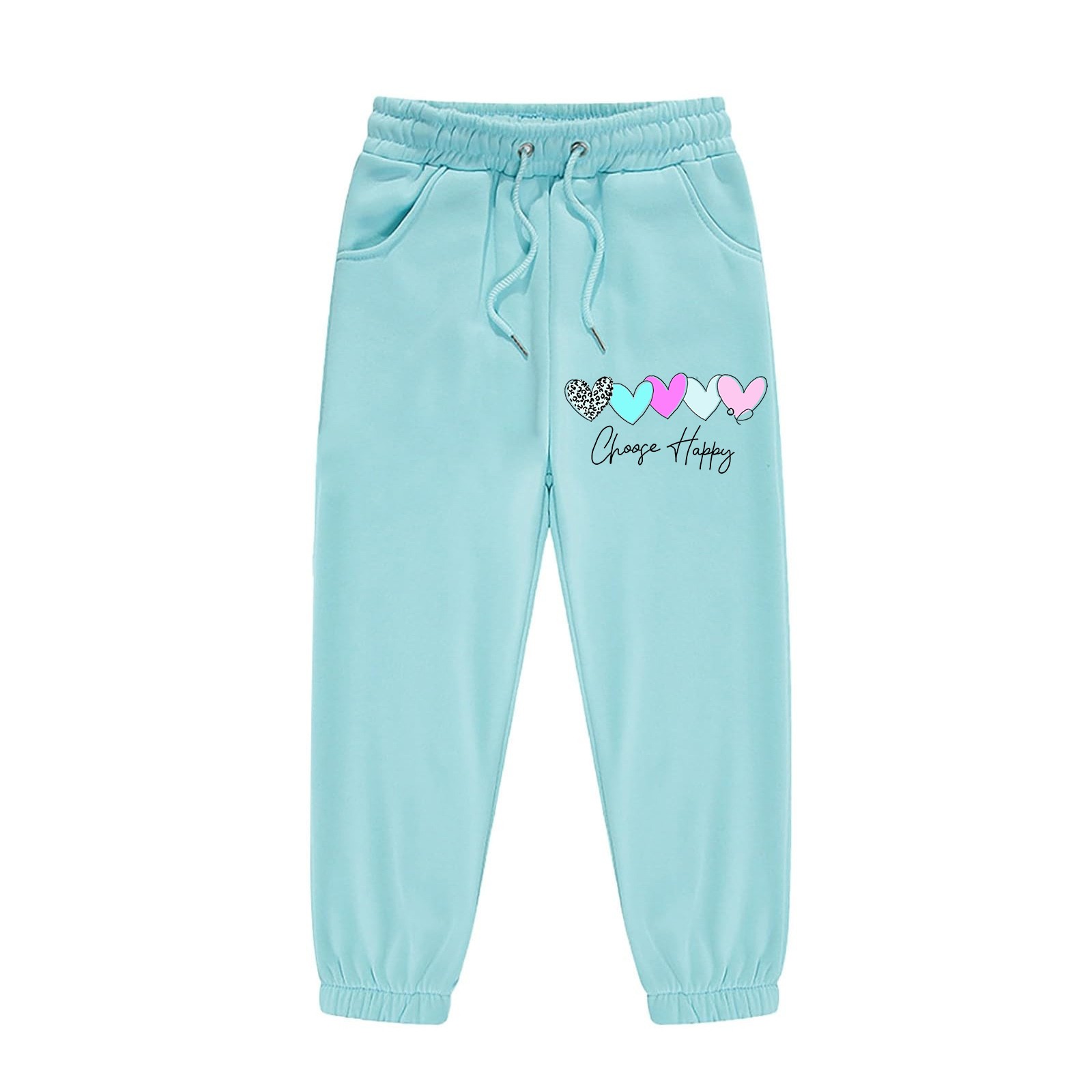 Ensemble Fille 2 Pièces Hiver - Sweat à Capuche & Pantalon Lettres Batik - Taille 5 Ans