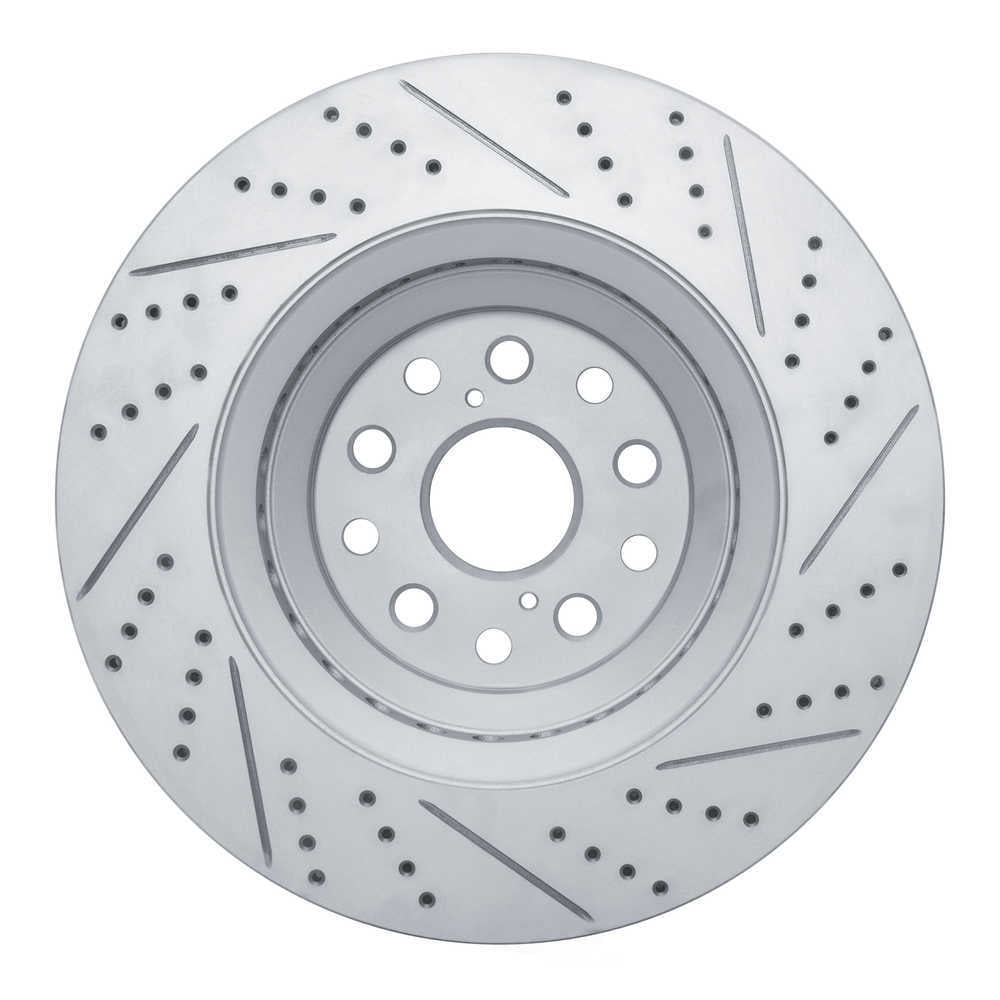 Dynamic Friction Company 830-75019D DFC Geoperformance Rotor - Drilled and Slotted