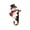 B, variant on Santa Claus Wreath Hook with Vintage Resin and Metal Design, 1 Piece, Antique Gold Finish, for Front Door Or Fireplace Mantel, Christmas Decoration