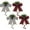 Burlap-4pcs, variant on 4/6 Pcs Christmas Burlap Plaid Bows with Pine Cones Pine Needles, Large Christmas Decoration Buffalo Plaid Bows, Xmas Wreath Bow Buffalo Check Bow Ornament for Holiday Crafts Tree DIY Decor