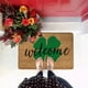 thumbnail image 1 of CaiYueKe St. Patrick's Day Door Mat Non Slip - Washable Super Absorbent Indoor Outdoor Welcome Rug with Rubber Backing, Bathroom Kitchen Floor Mats Festive Shamrock Decorations, 1 of 9