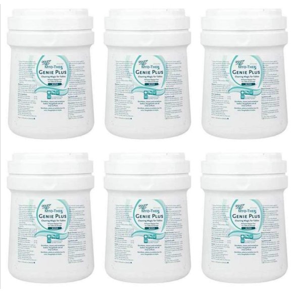 Genie Plus Disinfectant Conditioning Wipes (6 Pack) 160 Wipes