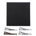 thumbnail image 4 of 4pcs Fashion Tie Clips Copper Necktie Clasps Business Tie Clamp (Assorted Color), 4 of 8