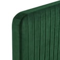 thumbnail image 4 of Modway Celine Channel Tufted Performance Velvet Full Platform Bed in Emerald, 4 of 8