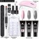 thumbnail image 2 of Kit de poligel Uv para manicura, juego de extensiones de uñas, solución antideslizante, herramienta artística de esmalte acrílico, diseño de yemas de los dedos, 2 of 5