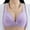 Purple, variant on Loopsun Plus Size Bras for Women, Womens Nursing Bra Front Release Glossy Comfortable Breathable Bra Underwear No Rims Red 42