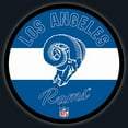 thumbnail image 3 of Los Angeles Rams 23" LED Retro Logo Round Wall Sign, 3 of 3