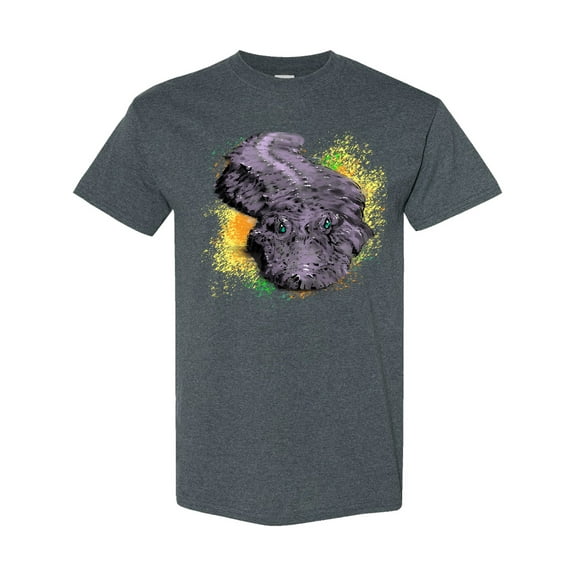 Inktastic Colorful Lurking Gator T-Shirt