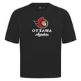 thumbnail image 2 of Men's Levelwear  Black Ottawa Senators Team Surge Luxe Signature Knit T-Shirt, 2 of 3