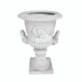thumbnail image 3 of Elegant Antique White MGO Garden Urn Planter - Large Outdoor Planter for Porch & Patio, 3 of 9