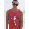 thumbnail image 3 of Pipeline Gradient Surf Graphic - Tank Top Men's, 3 of 4
