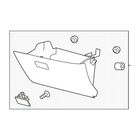 Genuine OE Ford Glove Box Assembly - CT4Z-7806024-AB