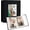 Black, variant on AllWays Plaza Small Photo Album 4x6 Photos, 2 Pack Linen Cover Mini Photo Book, 26-Page Holds 52 Pictures, Artwork or Postcards Storage for Baby, Grey