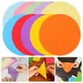 thumbnail image 3 of HLONK 100 Assorted Color Construction Paper Circles for DIY Crafts & Bulletin Boards, 3 of 3