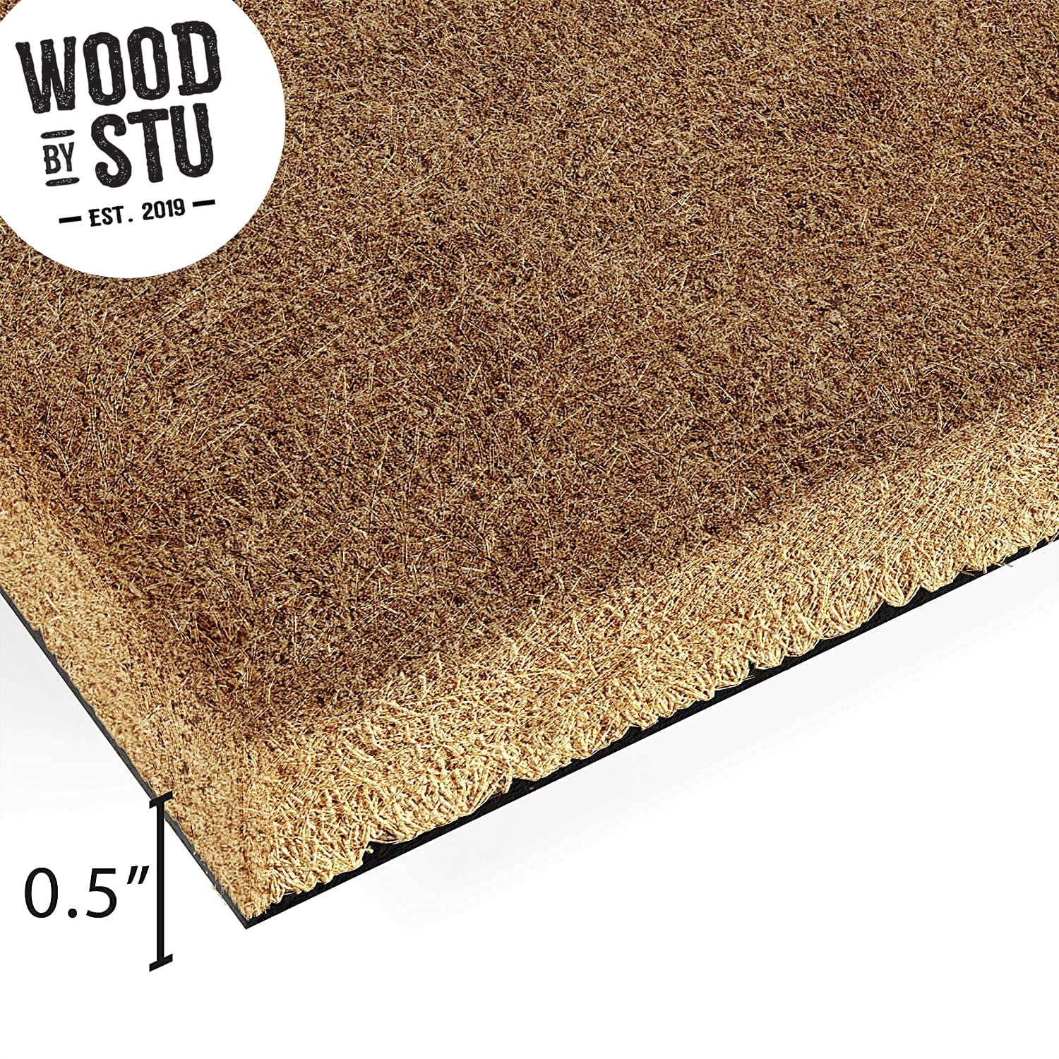 Wipe Your Paws Doormat, Dog Paw Print Welcome Mat, Indoor Outdoor Entryway Door Mat (24x36 inches) WoodByStu 5861