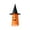 Orange, variant on Hanging Lighted Glowing Ghost Witch Hat - 1PC 29.5*14.6" LED Decorations for Indoor/Outdoor Halloween Party Supplies