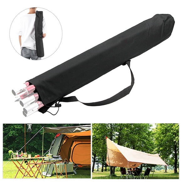 Bolsa De Almacenamiento Para Acampar, Tela Oxford Gruesa, Bolsa De Almacenamiento Para Exteriores, Hebilla De Cuerda Elástica Negra A Prueba De Suciedad Para Acampar Al Aire Libre